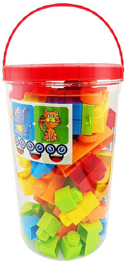 Plastic Montessori Toys - Construction Toys - 100 pcs