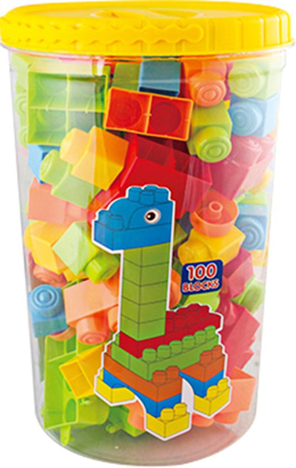 Plastic Montessori Toys - Construction Toys - 100 pcs 
