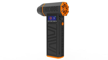 Turbo Jet Fan - Elektrische Air Duster & Blaasapparaat - 130.000 RPM - Draadloos - Mini Blower voor Auto Drogen, PC Reiniging, BBQ & Sneeuw - Vervangt Perslucht Spuitbussen - Auto detailer - Oplaadbaar - Zwart
