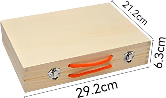Wooden Tool Box Toy - Educational & Durable for Ages 3+ 