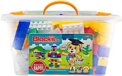Montessori Construction Toys – 150-Piece Building Set – Plastic Building Blocks – Educational & Creative Toys – For Children 