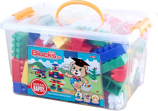 Montessori Construction Toys – 150-Piece Building Set – Plastic Building Blocks – Educational & Creative Toys – For Children 