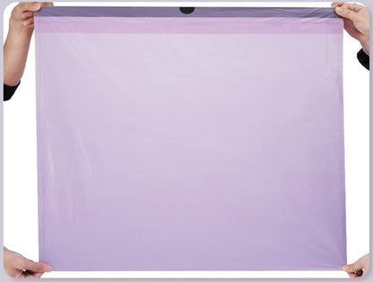 Paarse Vuilniszakken met Trekkoord - 45 Liter 50 Stuks - 65 x 60 cm - Extra Dikke Sterk HDPE Afvalzakken - Scheurvast & Lekvrij - Luxe Design - Voor Keuken & Kantoor - Ondoorzichtig & Discreet - Ideaal voor Restafval en Plastic