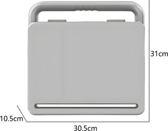 Gevulde Gereedschapskoffer - Accuboormachine Set in Koffer - Complete Gereedschapsset inclusief Handgereedschap en Borenset - 10mm - Type-C Oplaadbaar - Inclusief Schroevendraaiers, Tang en Accessoires - wit