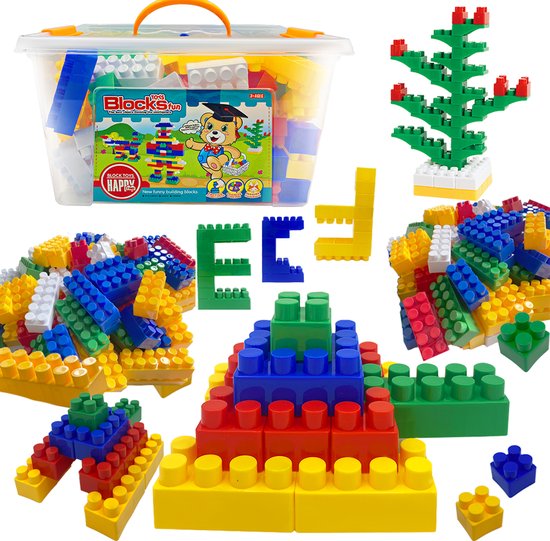 Montessori Construction Toys – 150-Piece Building Set – Plastic Building Blocks – Educational & Creative Toys – For Children 