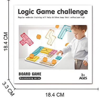 Travel Games for Kids 60 Challenges - Brain Teaser Board Game - Educational Toys - Travel Games - Logical Thinking Game & Travel Game - IQ Game - Gift for Boys and Girls - Vacation Plane / Car - Travel - Thinking Game for 3, 4, 5, 6, 7, 8, 9+ 