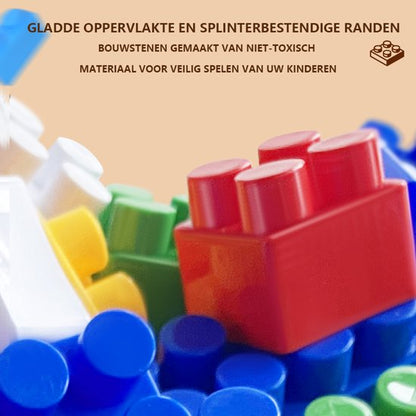 Montessori Construction Toys – 150-Piece Building Set – Plastic Building Blocks – Educational & Creative Toys – For Children 