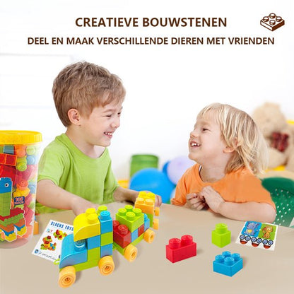 Plastic Montessori Toys - Construction Toys - 100 pcs 