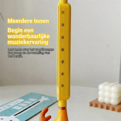 Elektrisch Muziekinstrument Walvis - Magische Speelgoed Gitaar & Synthesizer voor Kinderen - Zachte Siliconen Kop (Knijp & Glijspel) - USB Oplaadbaar - Educatief Muziekspeelgoed - Grappig muziekinstrument - Blauw