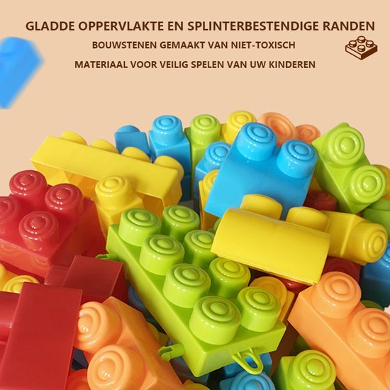 Plastic Montessori Toys - Construction Toys - 100 pcs 