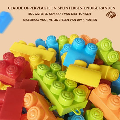 Plastic Montessori Toys - Construction Toys - 100 pcs 
