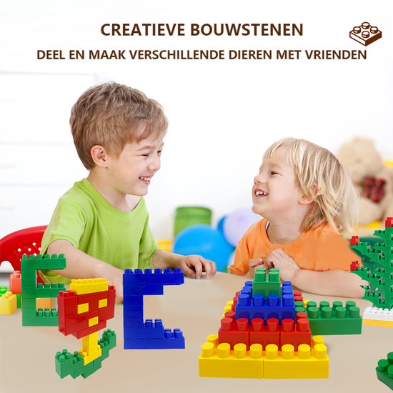 Montessori Construction Toys – 150-Piece Building Set – Plastic Building Blocks – Educational & Creative Toys – For Children 