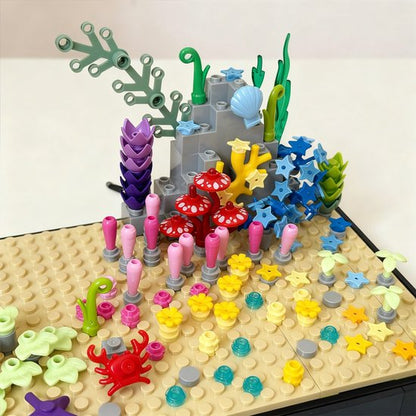 Aquarium Bouwstenenset Met Licht 570 pcs - Eco Aquarium Model Speelgoed - Bouwstenen Speelgoed - Aquarium bouwset - Geschikt voor decoratie en educatie 8+ - Educatief Speelgoed - Creatief Knutselpakket - Verjaardag Cadeau voor Jongens & Meisjes