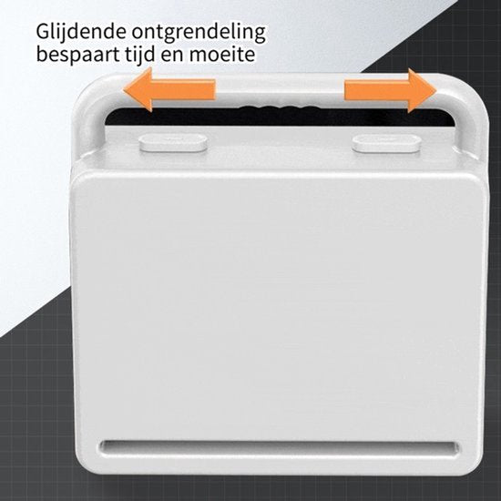 Gevulde Gereedschapskoffer - Accuboormachine Set in Koffer - Complete Gereedschapsset inclusief Handgereedschap en Borenset - 10mm - Type-C Oplaadbaar - Inclusief Schroevendraaiers, Tang en Accessoires - wit