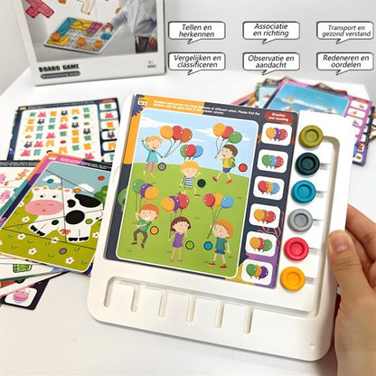 Travel Games for Kids 60 Challenges - Brain Teaser Board Game - Educational Toys - Travel Games - Logical Thinking Game & Travel Game - IQ Game - Gift for Boys and Girls - Vacation Plane / Car - Travel - Thinking Game for 3, 4, 5, 6, 7, 8, 9+ 
