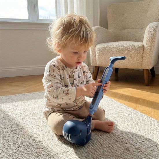 Elektrisch Muziekinstrument Walvis - Magische Speelgoed Gitaar & Synthesizer voor Kinderen - Zachte Siliconen Kop (Knijp & Glijspel) - USB Oplaadbaar - Educatief Muziekspeelgoed - Grappig muziekinstrument - Oranje