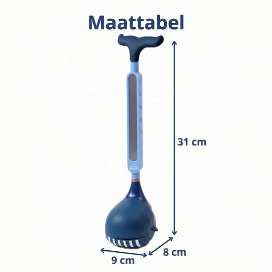 Elektrisch Muziekinstrument Walvis - Magische Speelgoed Gitaar & Synthesizer voor Kinderen - Zachte Siliconen Kop (Knijp & Glijspel) - USB Oplaadbaar - Educatief Muziekspeelgoed - Grappig muziekinstrument - Blauw