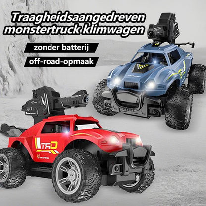All-Terrain RC Monster Truck - Binnen & Buiten Speelgoedauto - Uitgerust met Waterpistool - Anti-Slip Banden - Voor Jongens & Meisjes - Blauw