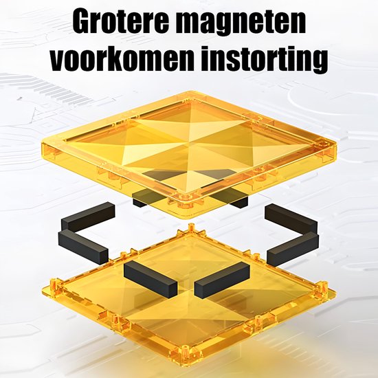 Magnetic Tiles 100 Pieces - Large Size Magnetic Toy Building Blocks with Car & Ferris Wheel - Educational Construction Toy - Magnetic Toys - Montessori 3D Puzzle - Creative Birthday Gift for Boys & Girls 3 Years Kids 