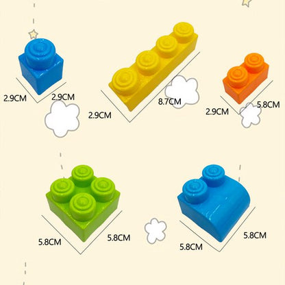 Plastic Montessori Toys - Construction Toys - 100 pcs 