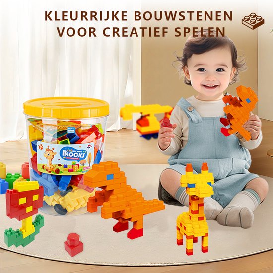 Building Sets Plastic - Montessori Toys - Construction Toys - 114 pcs 