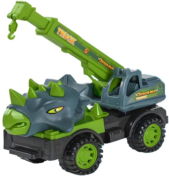 Dinosaurus auto Kraanwagen Kinderspeelgoed - Speelgoed kinderen Dino Zomer buitenspeelgoed 3 jaar 4 jaar cadeau, Stegosaurus