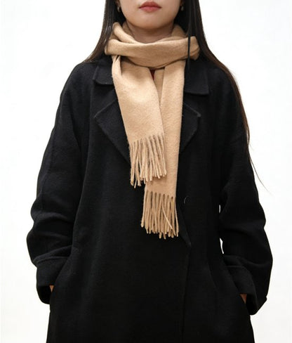100% Cashmere Sjaal Dames - Zachte Kasjmier Wintersjaal in Chique Geschenkverpakking - Premium Kwaliteit met Waterrimpel Glans - Warm & Stijlvol - Verjaardag Cadeau voor Vrouwen - Melkwit